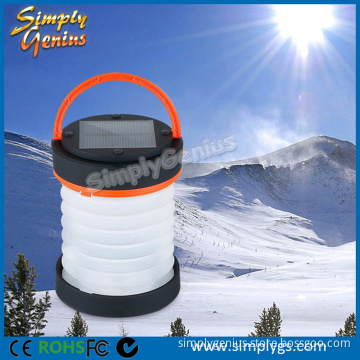 CE Rohs hand hanging solar light with foldaway handle